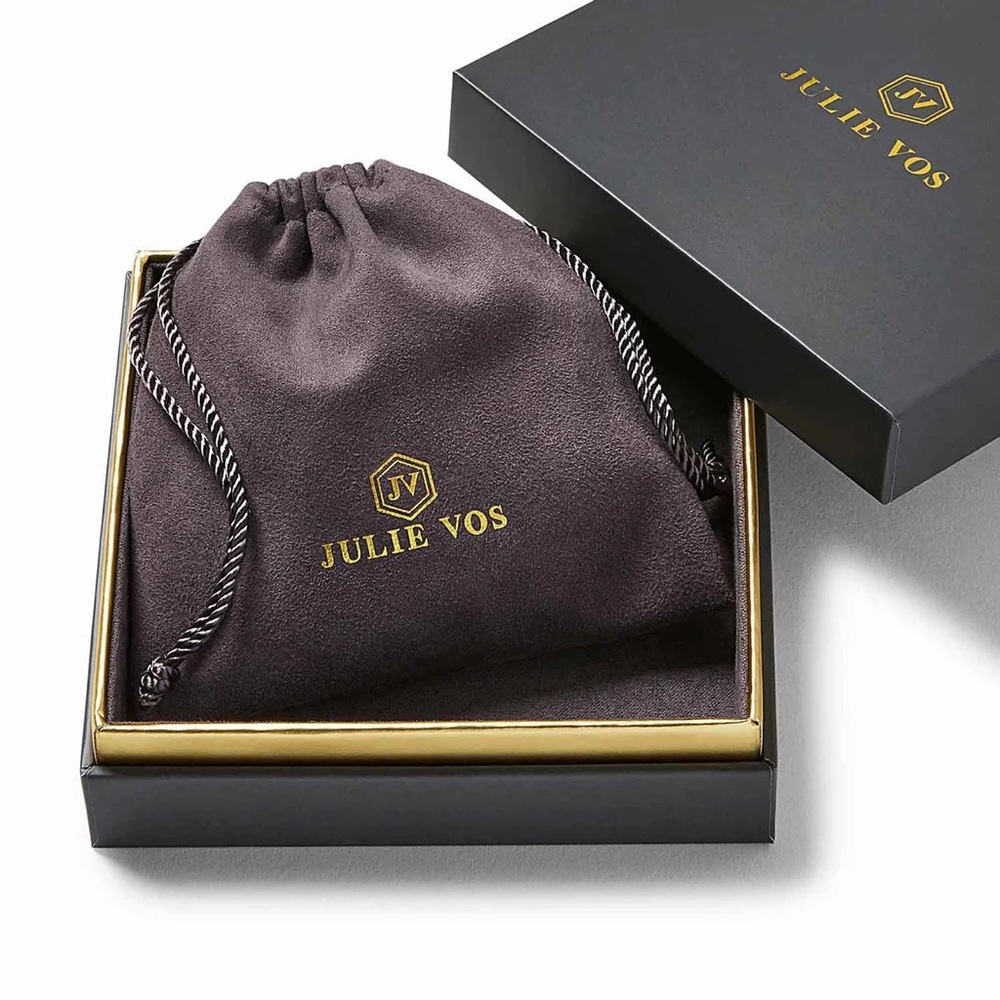 Julie Vos Gold Textured Bangle Bracelet - Picture 3 of 4